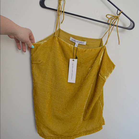 Cupcakes and Cashmere Janika Velvet Tank Top - Picture 5 of 8